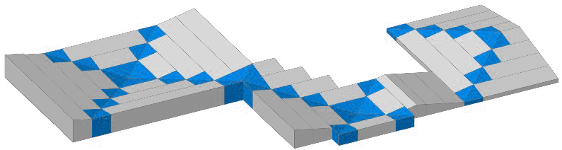 Austrotherm DPS Klin. Przykładowe rozwiązanie spadków dachowych.